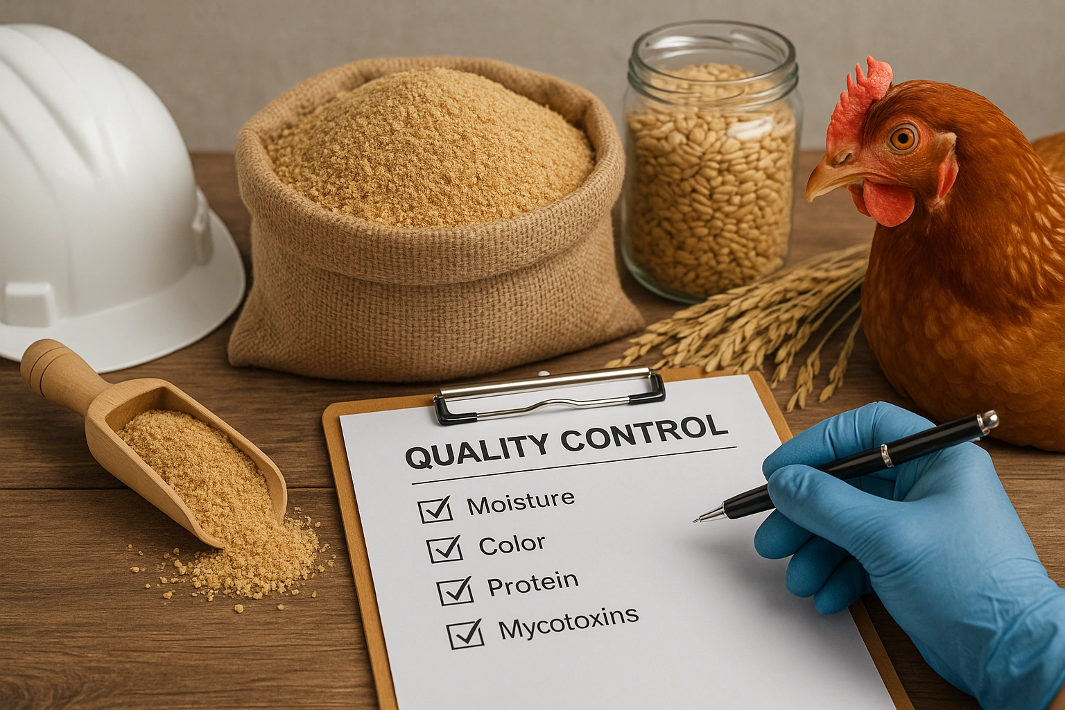 Safety & Quality Control of Rice DDGS in Animal Diets