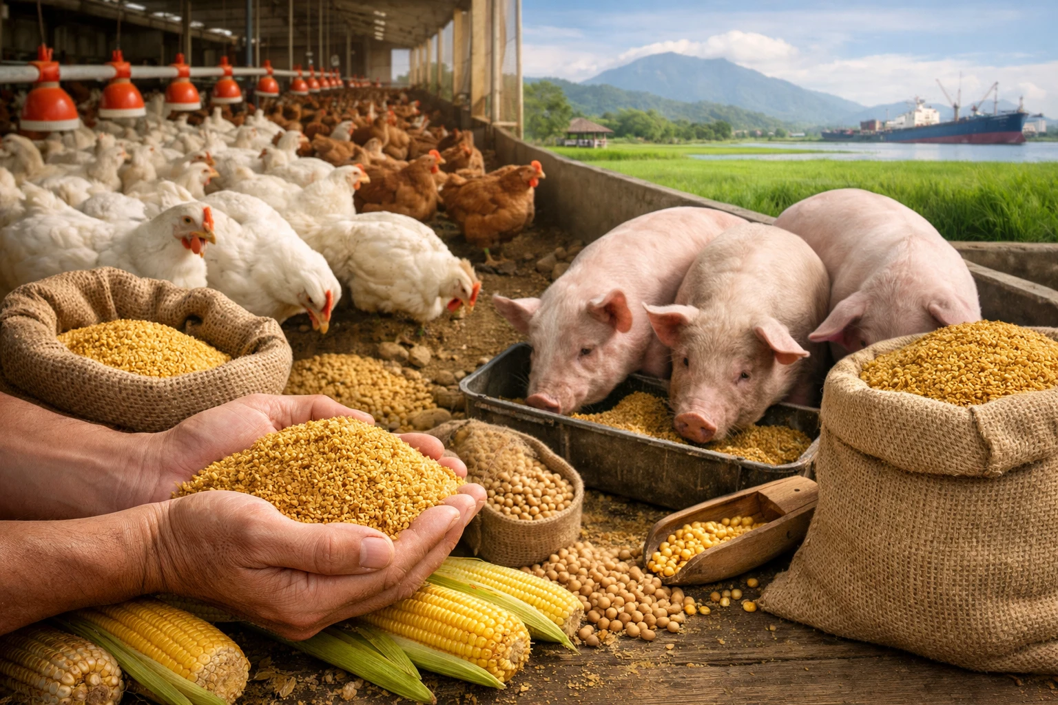 How DDGS Helps Poultry and Swine Producers in the Philippines Reduce Feed Costs