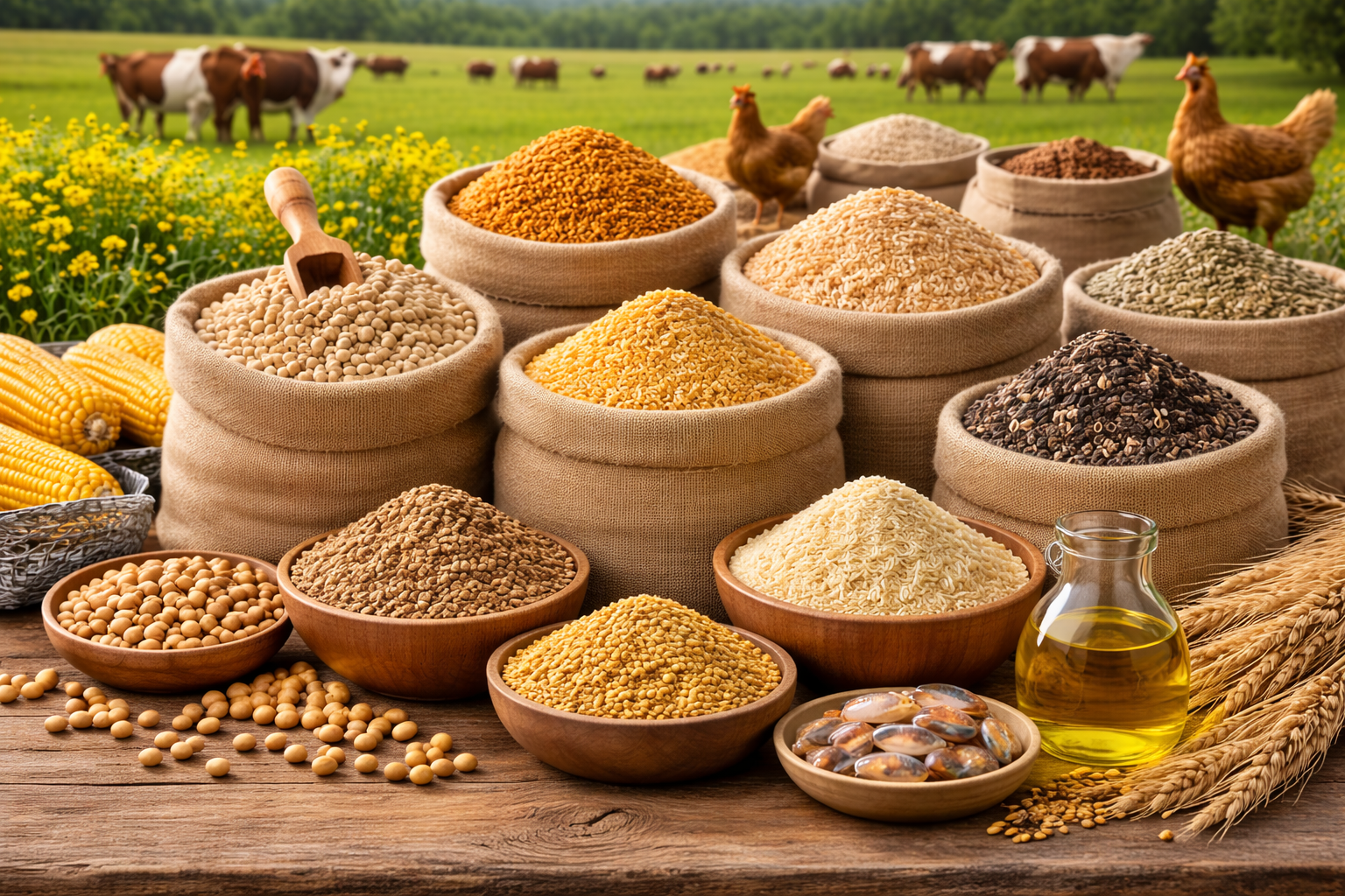 Protein Sources for Animal Feed: Types, Benefits, and Global Applications